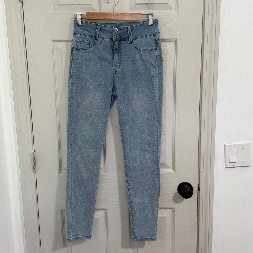 Curve Appeal Jeans Women 8/29 Light Blue High Rise Skinny Curve Creator Denim‎
